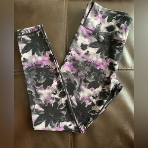 Zyia Floral Watercolor Soft n Snug Hi-rise Legging 28"